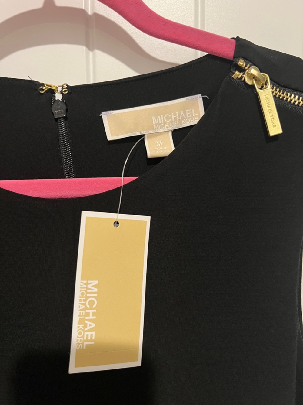 MICHAEL Michael Kors Black Jumpsuit with Gold Hardware and belt - Picture 2 of 12